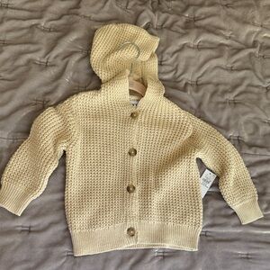 Old Navy Cream Knit Kids Sweater